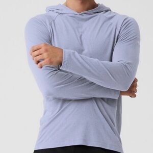 Alo Yoga Core Hooded Runner in Purple Size Medium